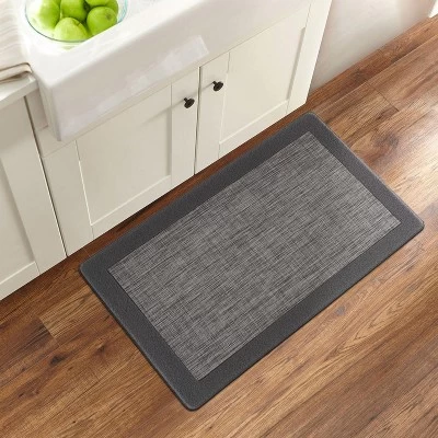 World Rug Gallery Textline Bordered Anti-Fatigue Standing Mat 7 World Rug Gallery Textline Bordered Anti-Fatigue Standing Mat - Image 5