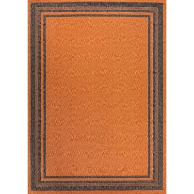 James Modern Border Stripe Indoor/Outdoor Area Rug - JONATHAN Y 3 James Modern Border Stripe Indoor/Outdoor Area Rug - JONATHAN Y