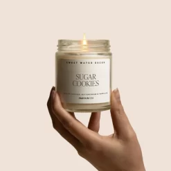 Sweet Water Decor Sugar Cookies 9oz Clear Jar Soy Candle -Household Improvement Store GUEST 062cb1a0 f7e8 49e7 b6f6 6d3c6927fa67
