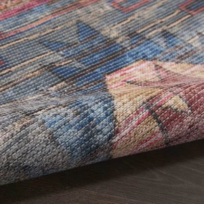 Nicole Curtis Machine Washable Distressed Southwestern Indoor Rug 5 Nicole Curtis Machine Washable Distressed Southwestern Indoor Rug - Image 3