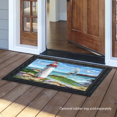 Coastal Lighthouse Summer Doormat Indoor Outdoor 30" X 18" Briarwood Lane 4 Coastal Lighthouse Summer Doormat Indoor Outdoor 30" X 18" Briarwood Lane - Image 2