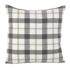 Plaid Down Filled Throw Pillow Gray - Saro Lifestyle 9 Plaid Down Filled Throw Pillow Gray - Saro Lifestyle -Household Improvement Store GUEST 09d0a1fd e36f 48d0 95f8 2d166381b1a7
