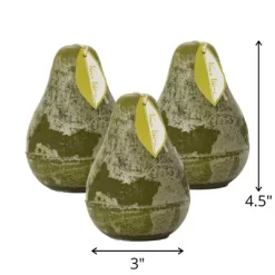 Moss Timber Pear Candles - Set Of 3 7 Moss Timber Pear Candles - Set Of 3 -Household Improvement Store GUEST 0a1ba2d7 c1ff 47c0 b313 95794e4e3813