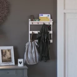 Merrick Lane Steeley Wooden Wall Mount Mug Rack Organizer With Upper Storage Shelf And Metal Hanging Hooks With No Assembly Required 17 Merrick Lane Steeley Wooden Wall Mount Mug Rack Organizer With Upper Storage Shelf And Metal Hanging Hooks With No Assembly Required -Household Improvement Store GUEST 0b2472ee b81e 47ee 9c5c 49486dbab7eb