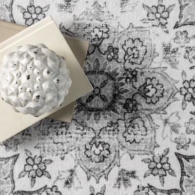 NuLOOM Ren Vintage Floral Machine Washable Area Rug 7 NuLOOM Ren Vintage Floral Machine Washable Area Rug - Image 5