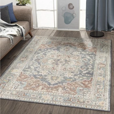 Luxe Weavers Pastel Floral Pattern Area Rug 11 Luxe Weavers Pastel Floral Pattern Area Rug - Image 9