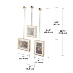 Fotochain Photo Display Frames Brass 3pk - Umbra -Household Improvement Store GUEST 0ccbfefc 1afb 4c1f 9e7b 2a9215be5320