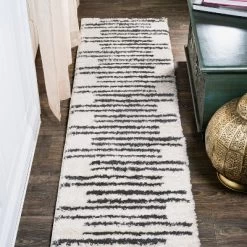 Petra Stripe Geometric Shag Area Rug - JONATHAN Y 24 Petra Stripe Geometric Shag Area Rug - JONATHAN Y -Household Improvement Store GUEST 0d74db6b 399b 4319 9408 05860ddeeddb