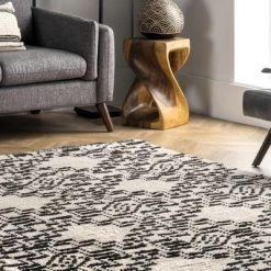 NuLOOM Celia Soft Shag Abstract Aztec Fringe Area Rug -Household Improvement Store GUEST 0d9e7744 2dc1 4947 b0d3 bc3fc726bab8