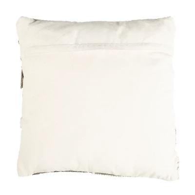 Gareth Pillow - Charcoal/Silver - 20" X 20" - Safavieh 4 Gareth Pillow - Charcoal/Silver - 20" X 20" - Safavieh - Image 2