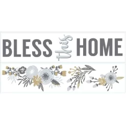 Bless This Home Floral Quote Peel And Stick Wall Decal - RoomMates 6 Bless This Home Floral Quote Peel And Stick Wall Decal - RoomMates -Household Improvement Store GUEST 0ed3e2ab 2b3f 42be b729 366ba1884fc2