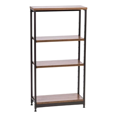 IRIS Wood And Metal Shelf Brown/Black 9 IRIS Wood And Metal Shelf Brown/Black - Image 7