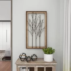 Contemporary Metal Nature Wall Decor Brown - Olivia & May 25 Contemporary Metal Nature Wall Decor Brown - Olivia & May -Household Improvement Store GUEST 10cff2de 5002 4940 99e8 98bba14d09e1