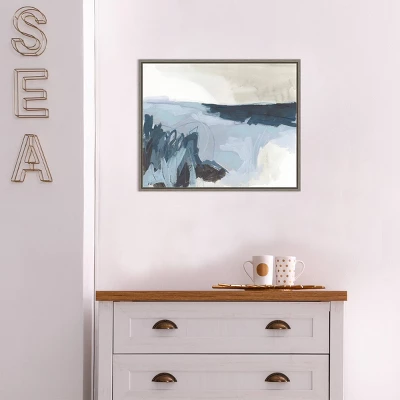 20" X 16" Sea Shading II By June Erica Vess Framed Canvas Wall Art - Amanti Art 6 20" X 16" Sea Shading II By June Erica Vess Framed Canvas Wall Art - Amanti Art - Image 4