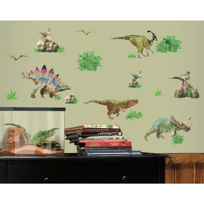Dinosaur Peel And Stick Wall Decal - RoomMates 3 Dinosaur Peel And Stick Wall Decal - RoomMates