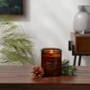 9oz Lidded Amber Glass Jar Crackling Wooden Wick Fennel And Pine Candle - Threshold™ -Household Improvement Store GUEST 12b52490 9d00 4e2c 8c08 8dca32cfa8c6
