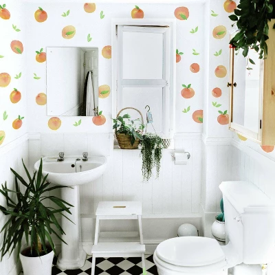 Sweet Peaches Peel And Stick Wall Decal - RoomMates 4 Sweet Peaches Peel And Stick Wall Decal - RoomMates - Image 2