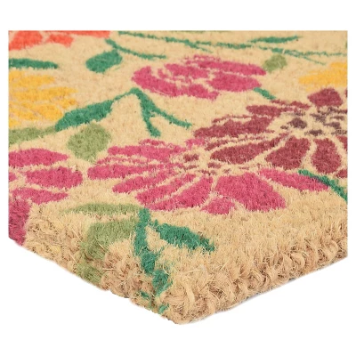 1'6"x2'6" Spring Daisies Coir Doormat - HomeTrax 5 1'6"x2'6" Spring Daisies Coir Doormat - HomeTrax - Image 3