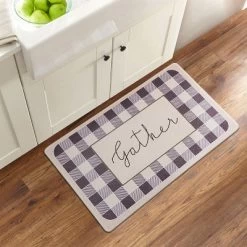World Rug Gallery Gather Plaid Anti-Fatigue Standing Mat -Household Improvement Store GUEST 17da3915 dd82 4744 b92a 9233f3e134ba