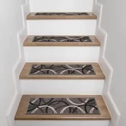 World Rug Gallery Moden Wavy Circles Non-Slip Stair Treads 18 World Rug Gallery Moden Wavy Circles Non-Slip Stair Treads -Household Improvement Store GUEST 1877b9d0 ca56 4e50 9eaa 0d331c0e14cf