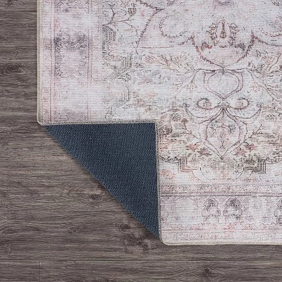 World Rug Gallery Bohemian Distressed Vintage Machine Washable Area Rug 5 World Rug Gallery Bohemian Distressed Vintage Machine Washable Area Rug - Image 3