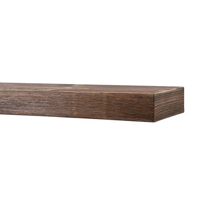 Modern Ember Vara Wood Mantel Shelf - Features Knots And Natural Distresssing 7 Modern Ember Vara Wood Mantel Shelf - Features Knots And Natural Distresssing - Image 5