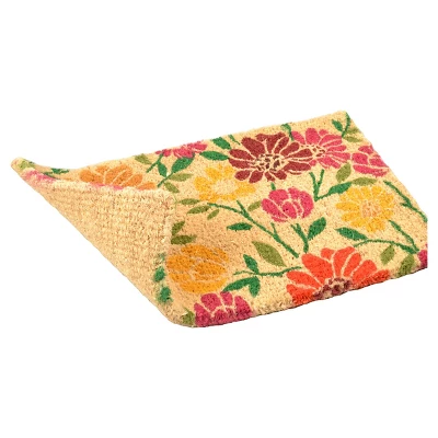 1'6"x2'6" Spring Daisies Coir Doormat - HomeTrax 4 1'6"x2'6" Spring Daisies Coir Doormat - HomeTrax - Image 2