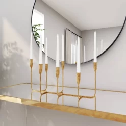 Contemporary Metal Candle Holder Gold - CosmoLiving By Cosmopolitan 29 Contemporary Metal Candle Holder Gold - CosmoLiving By Cosmopolitan -Household Improvement Store GUEST 1e9696d4 0e29 4633 b1f9 96fdc941deec