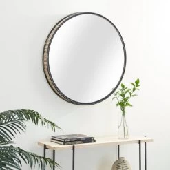 Novelty Metal Wall Mirror With Thin Frame - Olivia & May