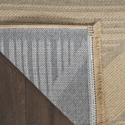 Nourison Washable Jute Non-Slip Modern Geometric Fringe Indoor Rug 4 Nourison Washable Jute Non-Slip Modern Geometric Fringe Indoor Rug - Image 2