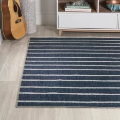 Rand Distressed Ticking Stripe Machine-Washable Area Rug - JONATHAN Y 18 Rand Distressed Ticking Stripe Machine-Washable Area Rug - JONATHAN Y -Household Improvement Store GUEST 2192abf5 febf 4049 aa8a d6b3a3664358