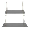 2pc Vista Wood And Metal Wall Shelves - Kate & Laurel All Things Decor 2 2pc Vista Wood And Metal Wall Shelves - Kate & Laurel All Things Decor -Household Improvement Store GUEST 26ed637c 3b32 477a ab5b ceff147e208d