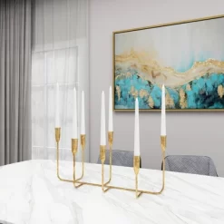 Contemporary Metal Candle Holder Gold - CosmoLiving By Cosmopolitan 27 Contemporary Metal Candle Holder Gold - CosmoLiving By Cosmopolitan -Household Improvement Store GUEST 27514966 2409 43ca 9cab 23a68c688d24