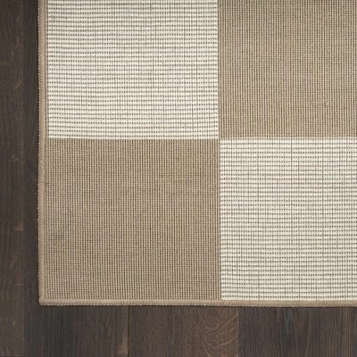 Nourison Washable Modern Jute Checkered Geometric Non-Skid Indoor Area Rug 5 Nourison Washable Modern Jute Checkered Geometric Non-Skid Indoor Area Rug - Image 3