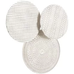 Aluminum Plate Wall Decor With Textured Pattern Silver - Olivia & May 8 Aluminum Plate Wall Decor With Textured Pattern Silver - Olivia & May -Household Improvement Store GUEST 2c269cb4 fc36 4d2f aa61 baee7a39b7c4