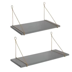 2pc Vista Wood And Metal Wall Shelves - Kate & Laurel All Things Decor 10 2pc Vista Wood And Metal Wall Shelves - Kate & Laurel All Things Decor -Household Improvement Store GUEST 2d41301e 5518 4525 b549 d19889d3f6b2