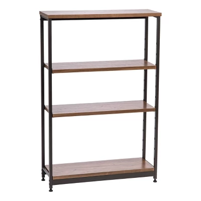 IRIS Wood And Metal Shelf Brown/Black 10 IRIS Wood And Metal Shelf Brown/Black - Image 8