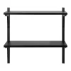 24" X 8" X 24" Meridien Wood Wall Shelf Black - Kate & Laurel All Things Decor -Household Improvement Store GUEST 313c3587 f5b2 4b5c b413 f88d9d832f6e