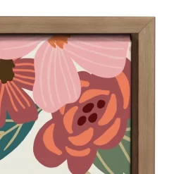 23" X 33" Slyvie Softly Framed Canvas Wall Art By Mia Charro Gold - Kate And Laurel -Household Improvement Store GUEST 31e67d25 2825 4aa9 a0da b3ed1cdea3b7