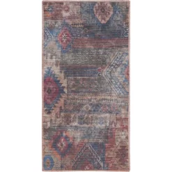 Nicole Curtis Machine Washable Distressed Southwestern Indoor Rug 27 Nicole Curtis Machine Washable Distressed Southwestern Indoor Rug -Household Improvement Store GUEST 32107be6 c56f 4362 87e2 a49988bcf50f