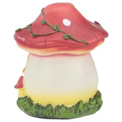 Northlight 6.25" Red Mushroom House Outdoor Garden Statue -Household Improvement Store GUEST 340d9d6d 31d8 452f 89a1 1e61b7bee792