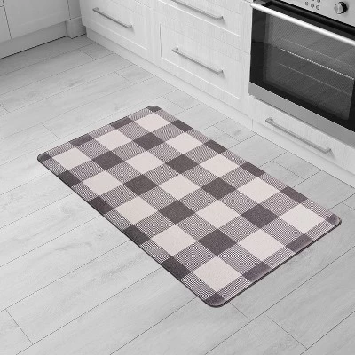 World Rug Gallery Checkered Plaid Anti-Fatigue Standing Mat 6 World Rug Gallery Checkered Plaid Anti-Fatigue Standing Mat - Image 4