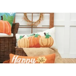C&F Home Pumpkin Trio Hooked Throw Pillow -Household Improvement Store GUEST 3606120c 96b0 4452 97b4 74753ee02274