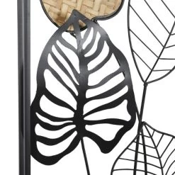 Set Of 2 Metal Leaf Tall Cut-Out Wall Decors With Intricate Laser Cut Designs Black - Olivia & May -Household Improvement Store GUEST 375e2ac9 69cb 46cd 9b40 9b069700dd70