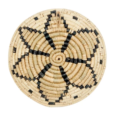 Set Of 3 Seagrass Plate Handmade Basket Wall Decors Brown - Olivia & May 8 Set Of 3 Seagrass Plate Handmade Basket Wall Decors Brown - Olivia & May - Image 6