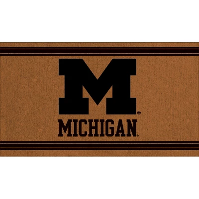 Evergreen University Of Michigan Logo Turf Mat, Brown- 28 X 16 Inches Indoor Outdoor Doormat 3 Evergreen University Of Michigan Logo Turf Mat, Brown- 28 X 16 Inches Indoor Outdoor Doormat