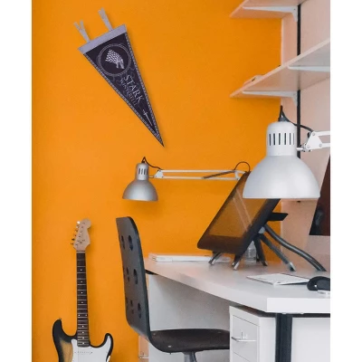 Calhoun Sportswear Game Of Thrones 8.5"x21" House Stark Felt Wall Pennant 3 Calhoun Sportswear Game Of Thrones 8.5"x21" House Stark Felt Wall Pennant