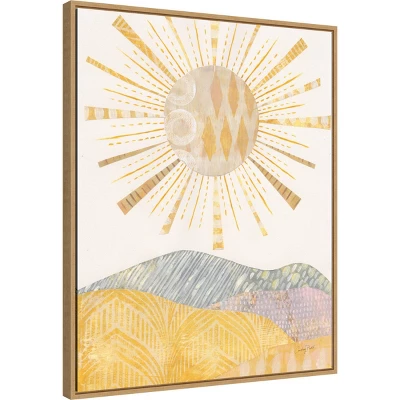 22" X 28" Boho Sunshine II By Courtney Prahl Framed Canvas Wall Art Light Brown - Amanti Art 3 22" X 28" Boho Sunshine II By Courtney Prahl Framed Canvas Wall Art Light Brown - Amanti Art