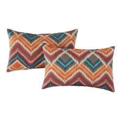 Set Of 2 Rectangular Outdoor Throw Pillows - Kensington Garden -Household Improvement Store GUEST 3cc10c23 5c19 4075 8106 fa544d66d931