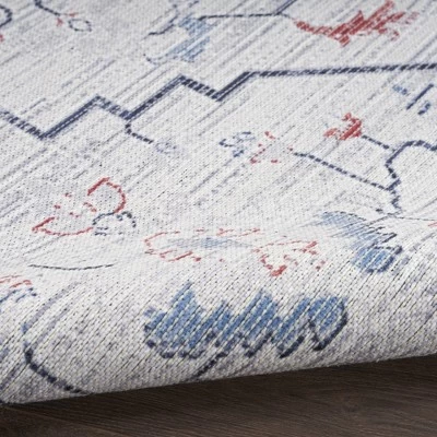 Nicole Curtis Machine Washable Series 1 Farmhouse Medallion Indoor Rug 7 Nicole Curtis Machine Washable Series 1 Farmhouse Medallion Indoor Rug - Image 5